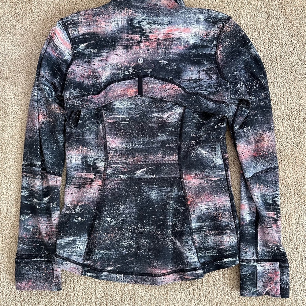 Lululemon Define Jacket in Azurite Poppy Coral multi - Picture 4 of 5